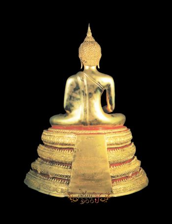 พระประธานจำลอง ขนาดหน้าตัก 9 นิ้ว เนื้อโลหะผสม